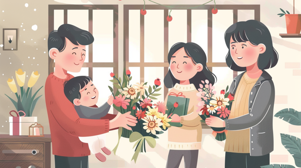 children_giving_flowers_